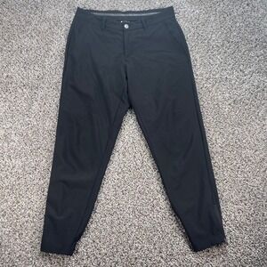 Primo Golf Joggers Mens 31 Short Black Tapered Ankle Zip Performance Pants
